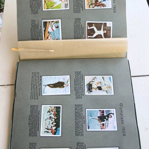 Die Welt in Bildern album used, 1930 edition with Olympic Games