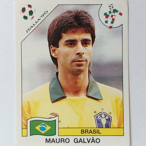 Panini Italia '90 sticker No. 196 Mauro Galvao Brazil