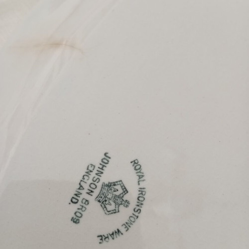 Vintage serving platters used, set of three from Aegean island