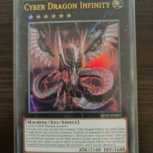 Yu-Gi-Oh Cyber Dragon Infinity Ultra Rare card like new