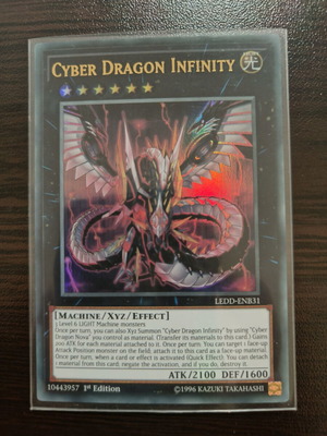 Yu-Gi-Oh Cyber Dragon Infinity Ultra Rare card like new