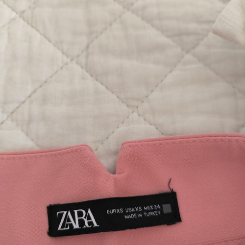 Zara high-waisted pants like new, pink, size XS
