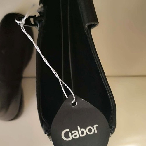 Gabor leather boots new, size 41, black