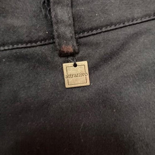 Attrattivo women's black slim fit pants like new, size S