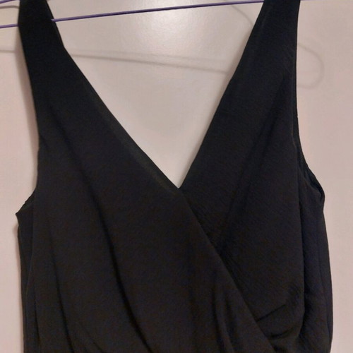 H&M mini dress black like new, with lining, size S