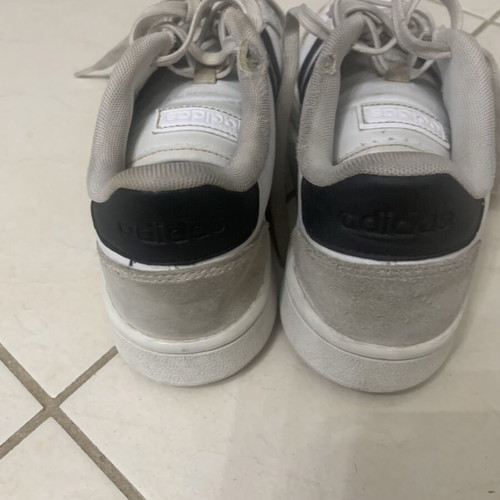 Adidas sneakers used, white, size 39.5