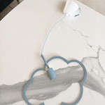 Children's ceiling light cloud shape blue, like new