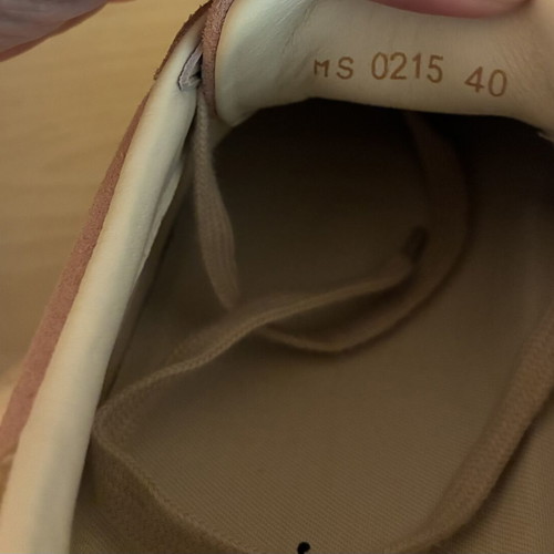 Dior ribbon sneakers new, beige and pink, size 40
