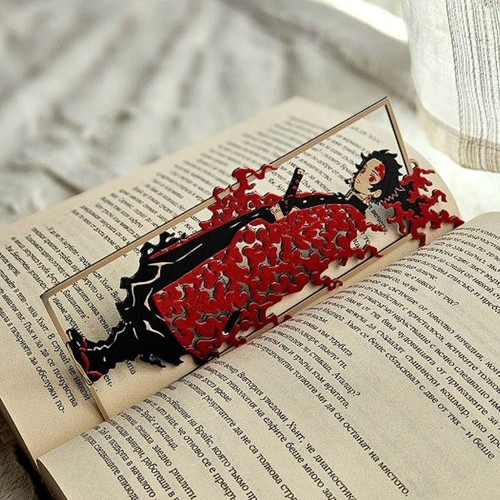 Demon Slayer 3D printed bookmark new, durable PLA+