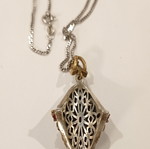 Silver necklace used