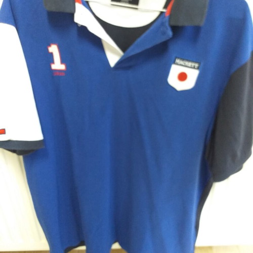 Hackett polo shirt like new, blue multicolor, XXL