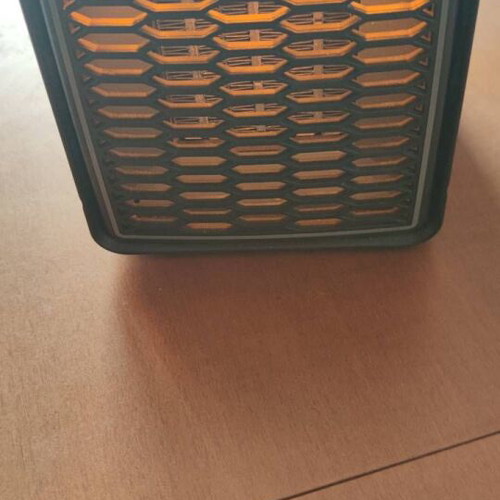 HomeVero HV-H1200 heater like new with 3 power levels and decorative light