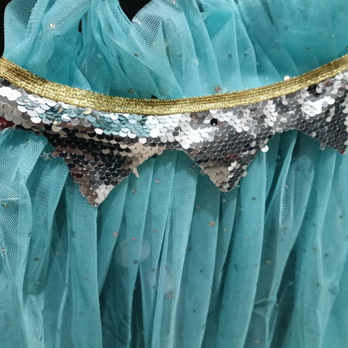 Princess Elsa costume set new, cape with tulle and star accessories