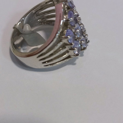 Silver ring new, size 53
