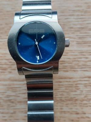 666 Barcelona 666-245 ρολόι unisex μεταχειρισμένο, ατσάλι, μπλε