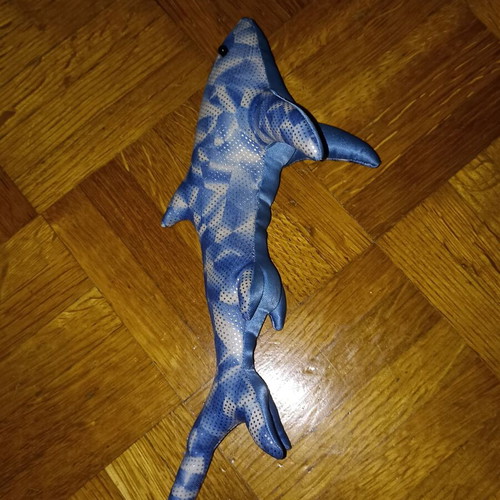 Decorative shark with sand inside