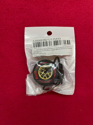 Formula 1 Tire Keychain new, black