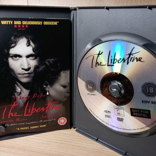 The Libertine DVD used with English subtitles