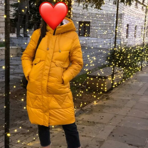 Women's long jacket like new, size M 38 10
