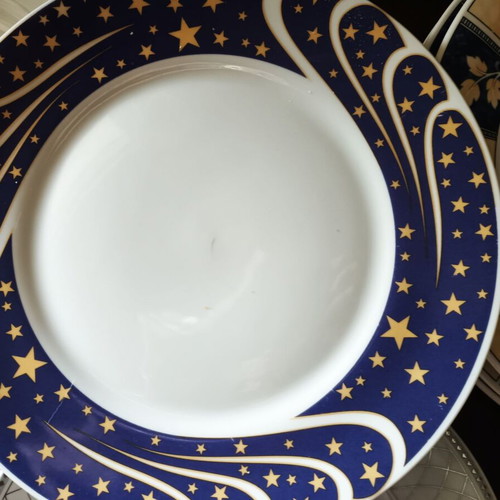 Porcelain platters used, pack of 6 pieces