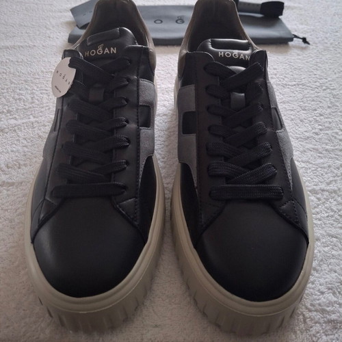 Hogan H-Stripes sneakers, size 43, blue