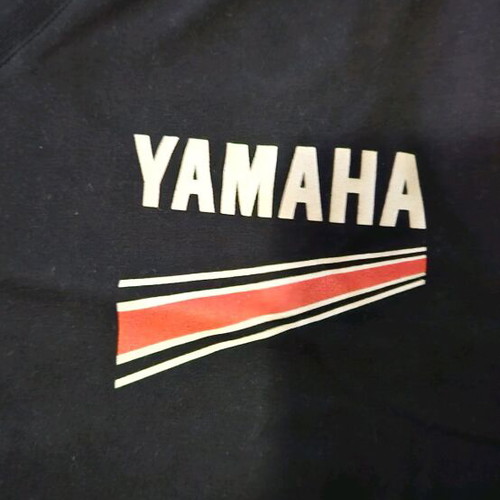 Yamaha T-shirt V-neck XXL slim line like new, black