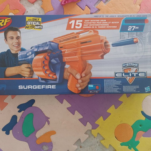 Nerf N-Strike Surgefire with 15 darts new in box