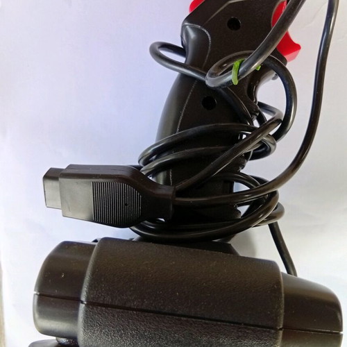 Joystick Quick Shot 2 for Amstrad CPC 6128 used with box and disks