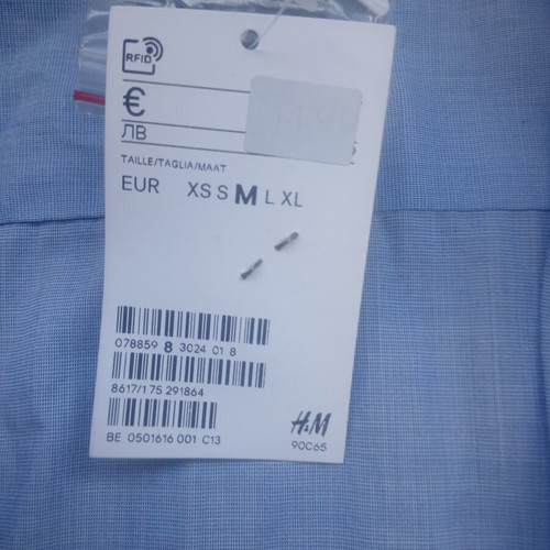 H&M Blue Shirt size M new, unused