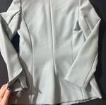 Zara Basic mid-length turquoise jacket like new, size S