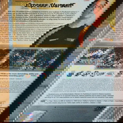 PS2 PES 6 μεταχειρισμένο, πλήρες με ταλαιπωρημένο δίσκο