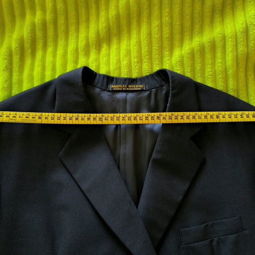 Handmade black men's jacket large size like new