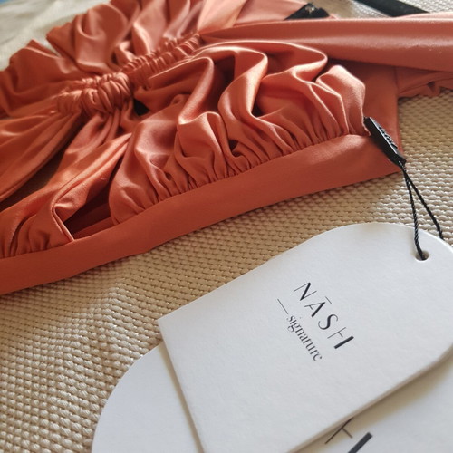 Nash Rennes Peach Dress New M/L