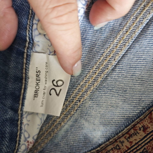 Brokers denim shorts like new, size XS, blue