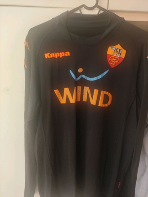 Roma official jersey used with slightly worn logo