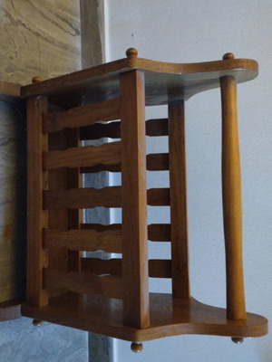 Oak Magazine Rack Small Used