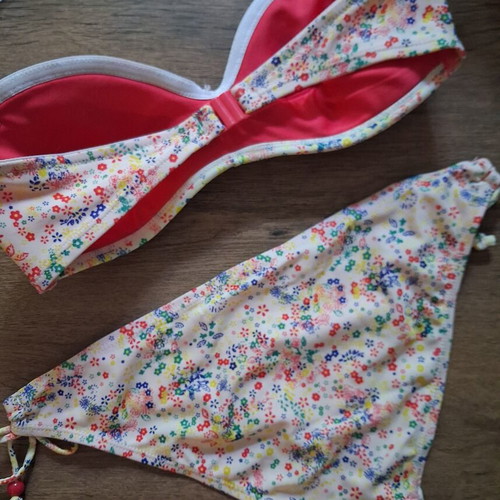 Esmara floral padded bikini medium butter yellow