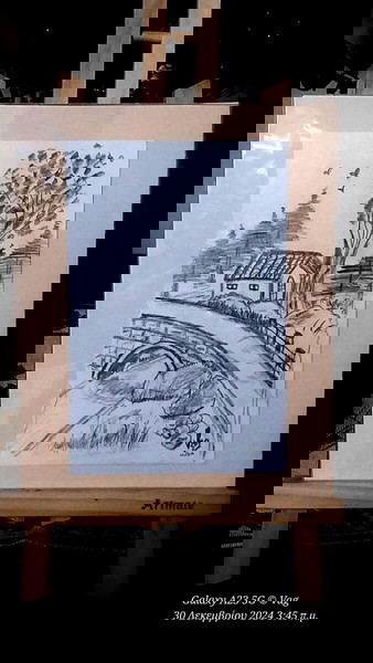 Картина (молив) ръчно нарисувана (P5)