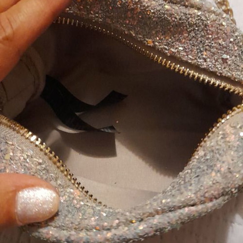 Crossbody bag with glitter Accessorize