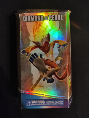 Pokemon Diamond and Pearl Infernal Zone Deck used with manual and playmat