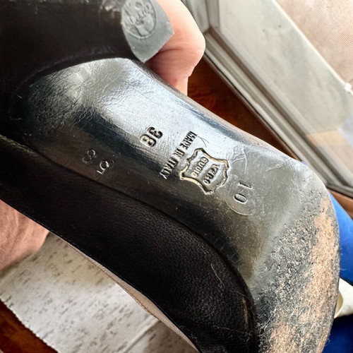 Ravel pumps used, black and white leather, size 38