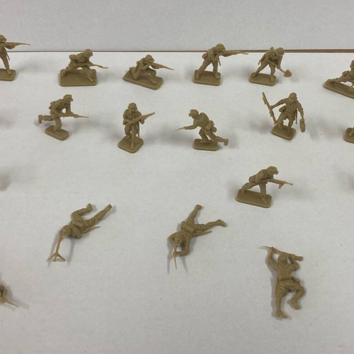 Airfix Afrika Korps WWII 19 μεταχειρισμένα στρατιωτάκια κλίμακα 1:72