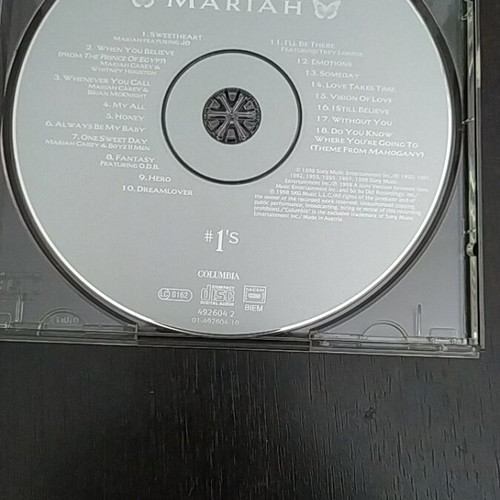 Mariah Carey No 1s CD like new