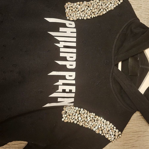 Philip Plein women's black hoodie like new, size L