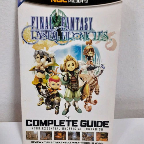 Final Fantasy Crystal Chronicles The Complete Guide like new