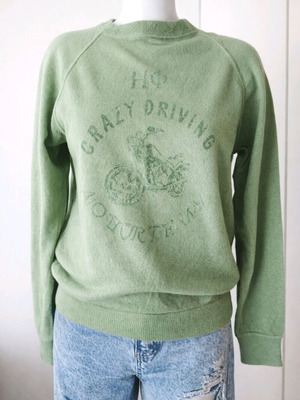 Studio Company knitted sweatshirt sage green, like new, size M
