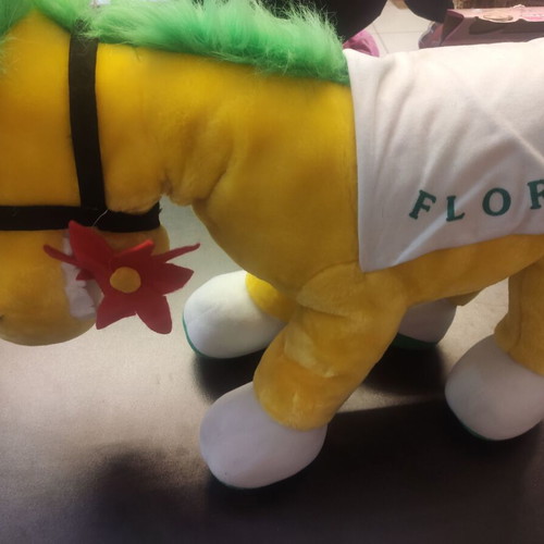 Flora collectible plush donkey like new