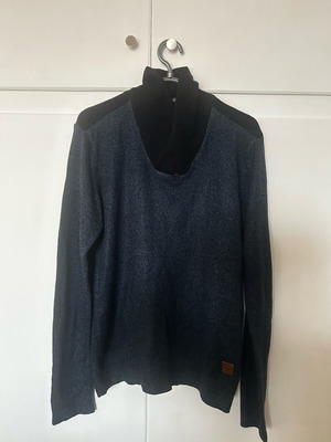Brave Soul wool sweater blue and black like new, size M
