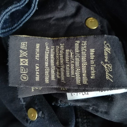 Mavi Jeans dark blue high waist straight jeans, size 28/30