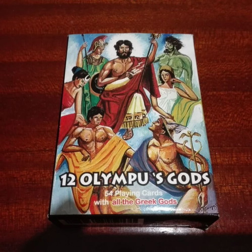 Playing cards 12 gods of Olympus like new
